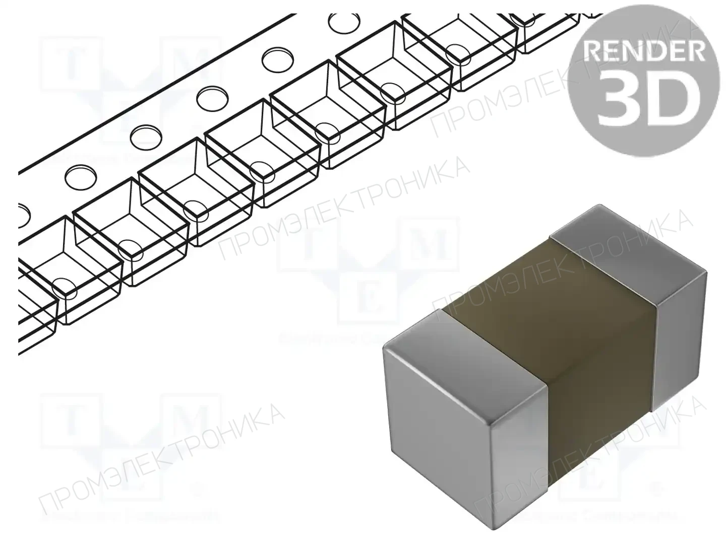 MURATA GRM0225C1C2R0CA03L — Конденсаторы MLCC SMD