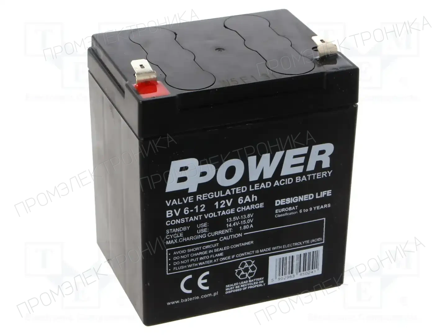 BPOWER BV 6-12 T2 — Аккумуляторы кислотные