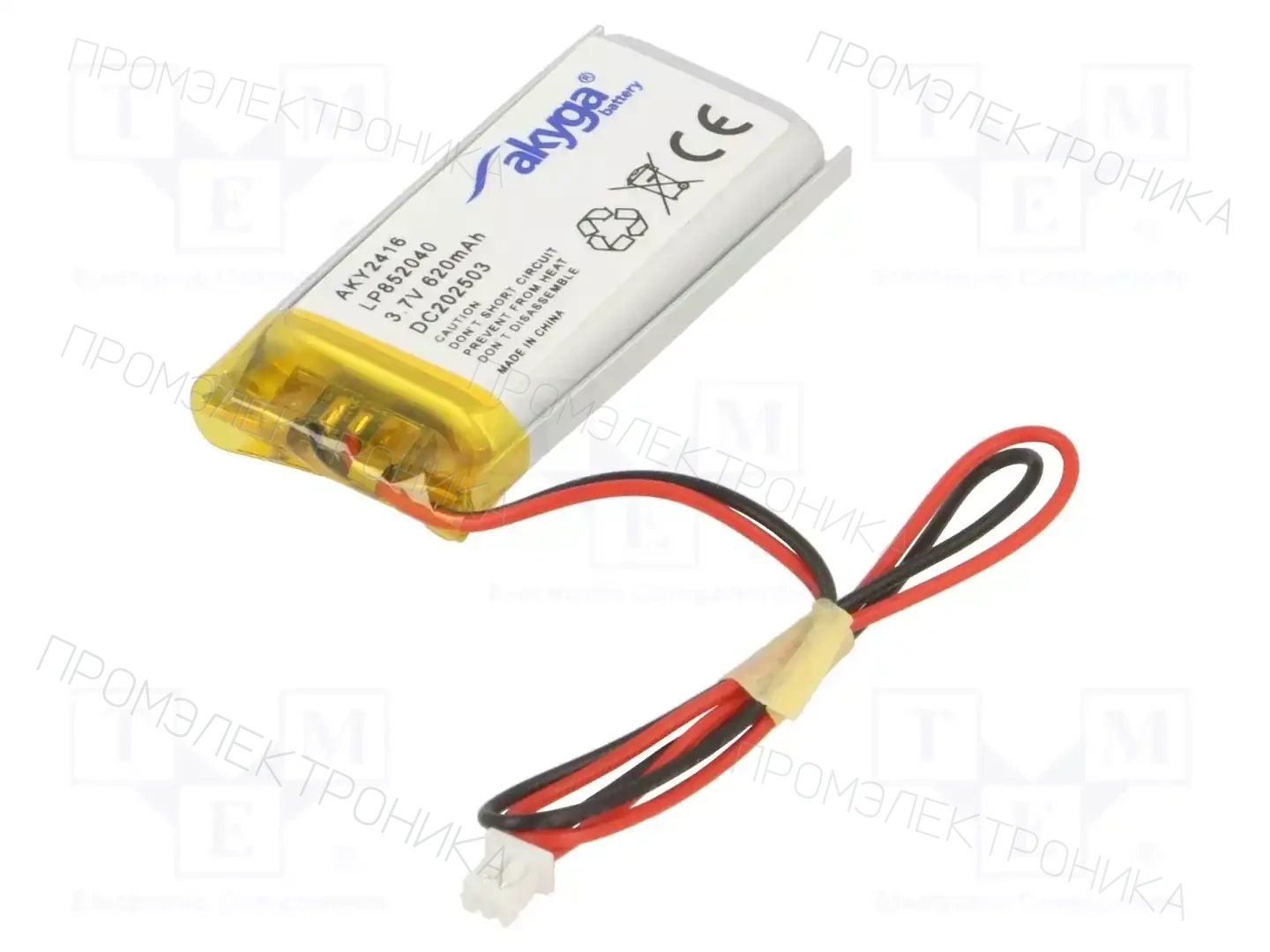 AKYGA BATTERY AKY0661 + MOLEX 51021-0200 — Аккумуляторы