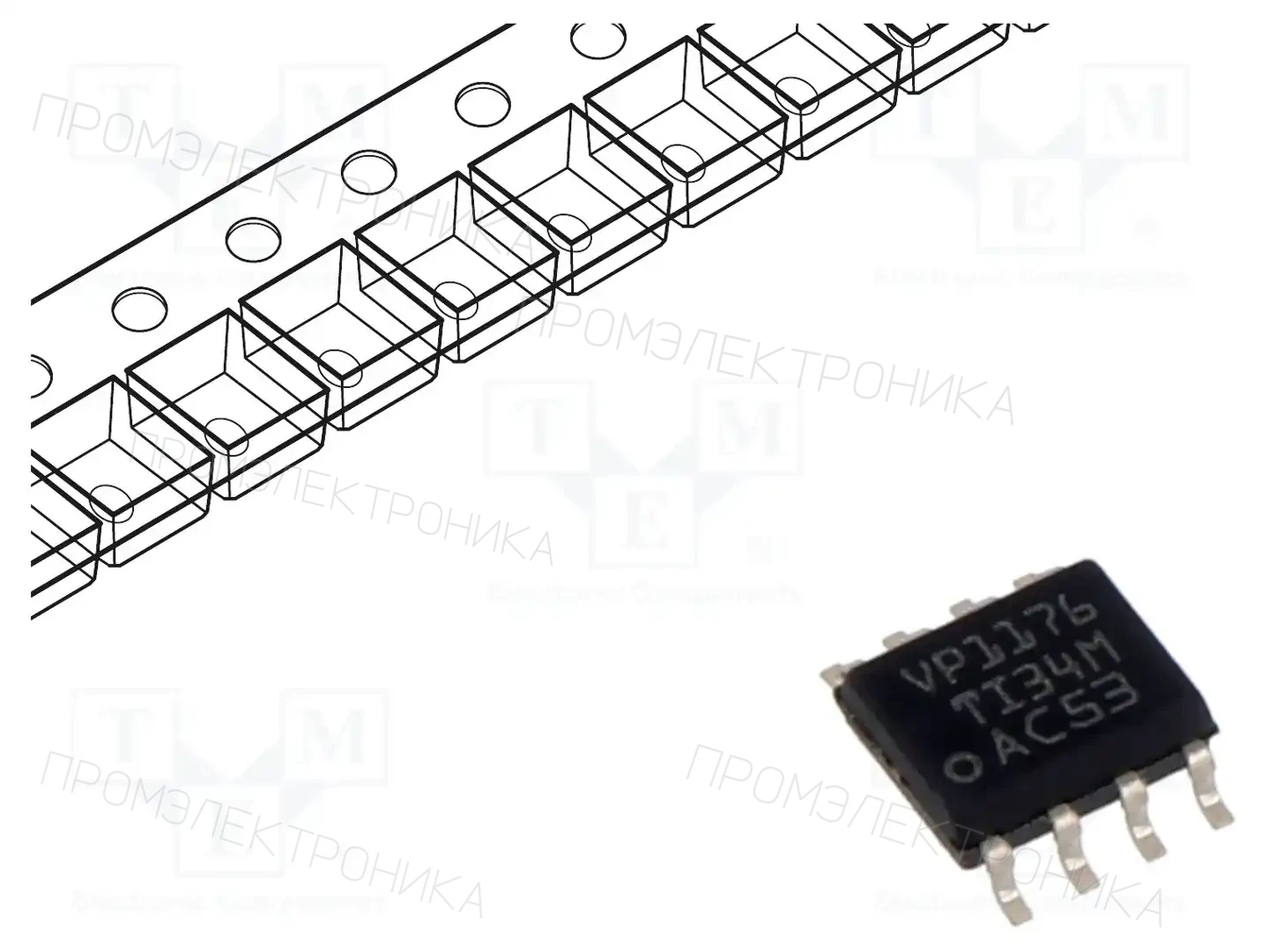 Texas Instruments SN65HVD1176DR — Микросхемы - RS232 / RS422 / RS485