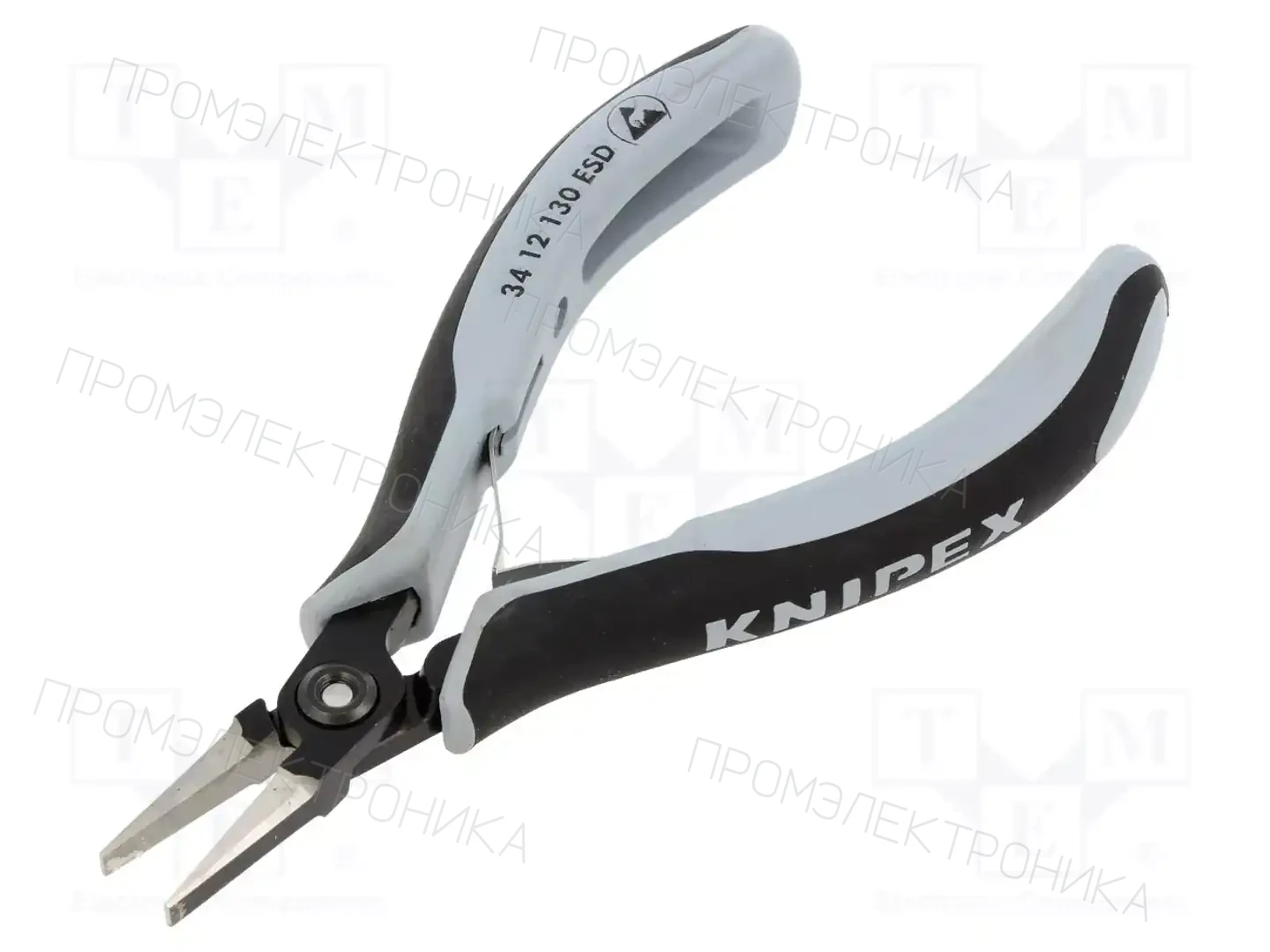 KNIPEX 34 12 130 ESD — Клещи-кусачки плоские и полукруглые