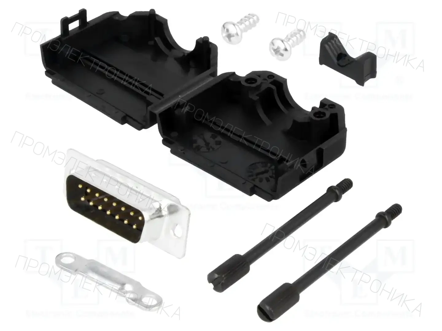 MH CONNECTORS MHDPPK15-DB15P-K — Комплектные штекеры D-Sub