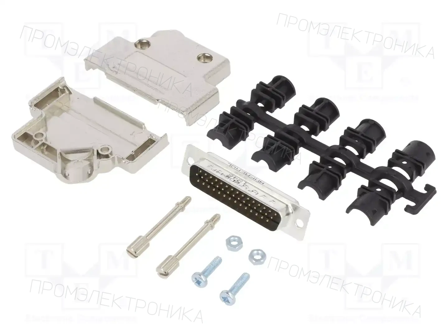 AMPHENOL COMMUNICATIONS SOLUTIONS L17D45PK-M-25+L717HDB44P — Комплектные штекеры D-Sub