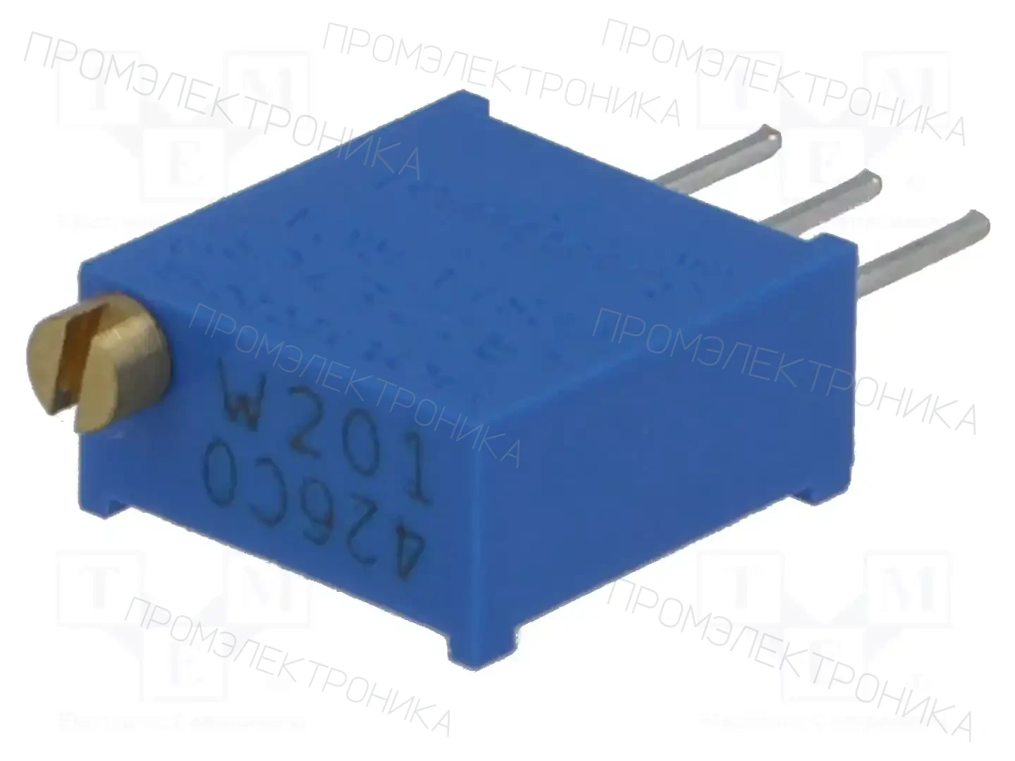 BOURNS 3296W-1-201LF — Потенциометры THT многооборотные 3/8 дм