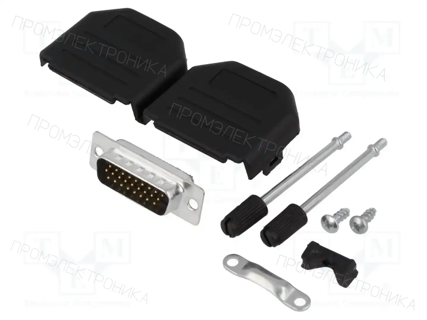 ENCITECH DPPK15-BK-HDP-K — Комплектные штекеры D-Sub