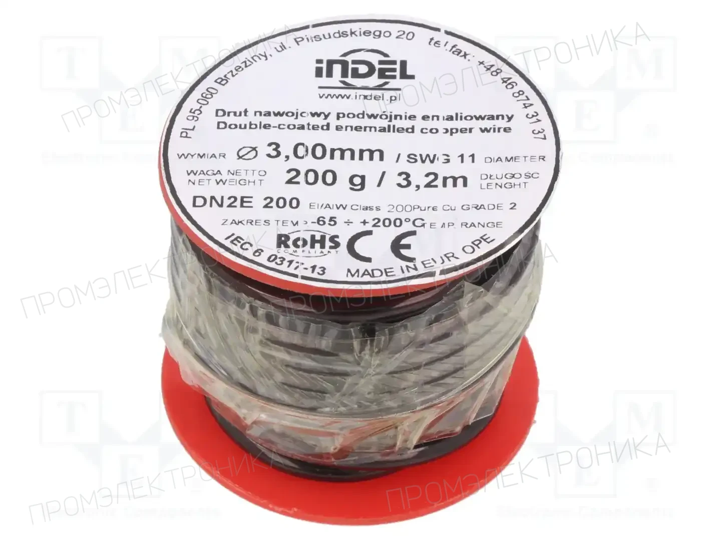 INDEL DN2E3,0-200G — Проволока обмоточная