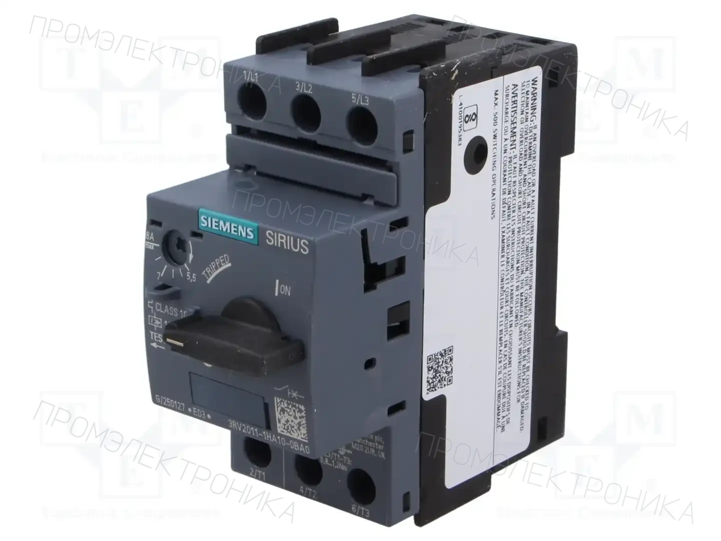 SIEMENS 3RV2011-1HA10-0BA0 — Выключатели двигательные