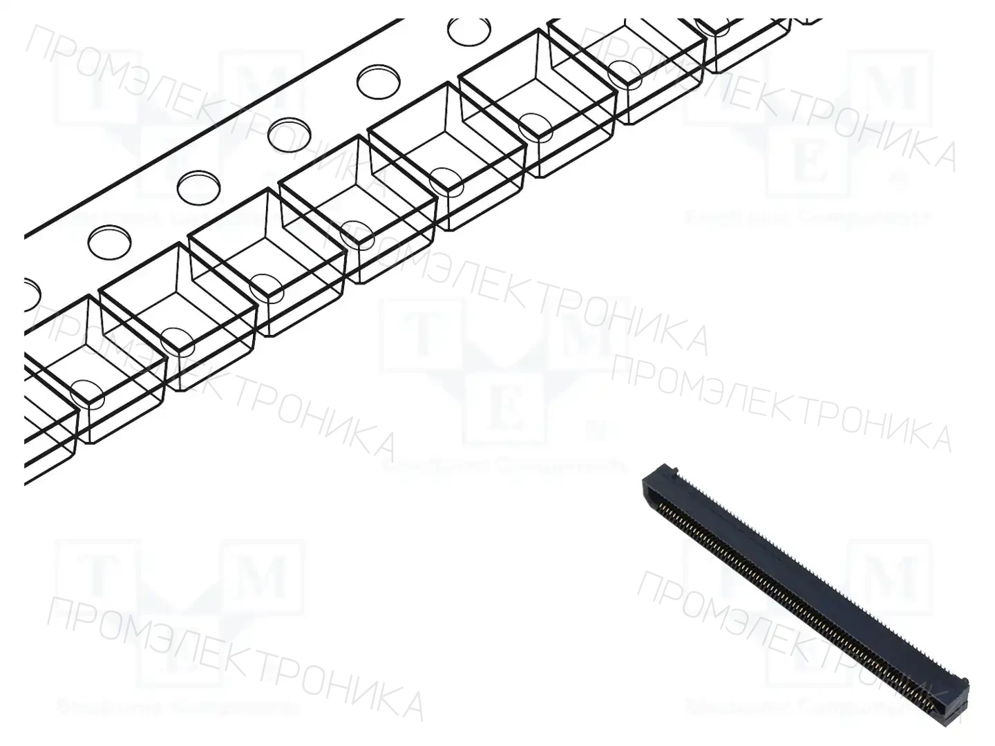 SAMTEC ERF8-075-05.0-L-DV-K-TR — Разъeмы пластина - пластина