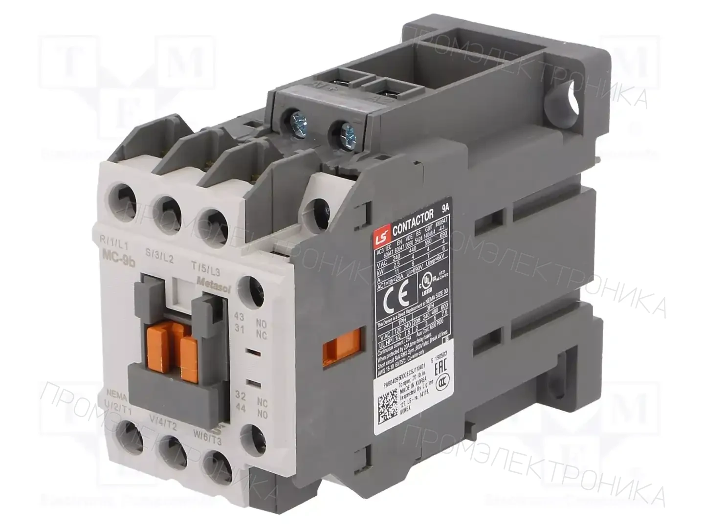 LS ELECTRIC MC-9B 24VDC 1A1B — Контакторы - главные модули