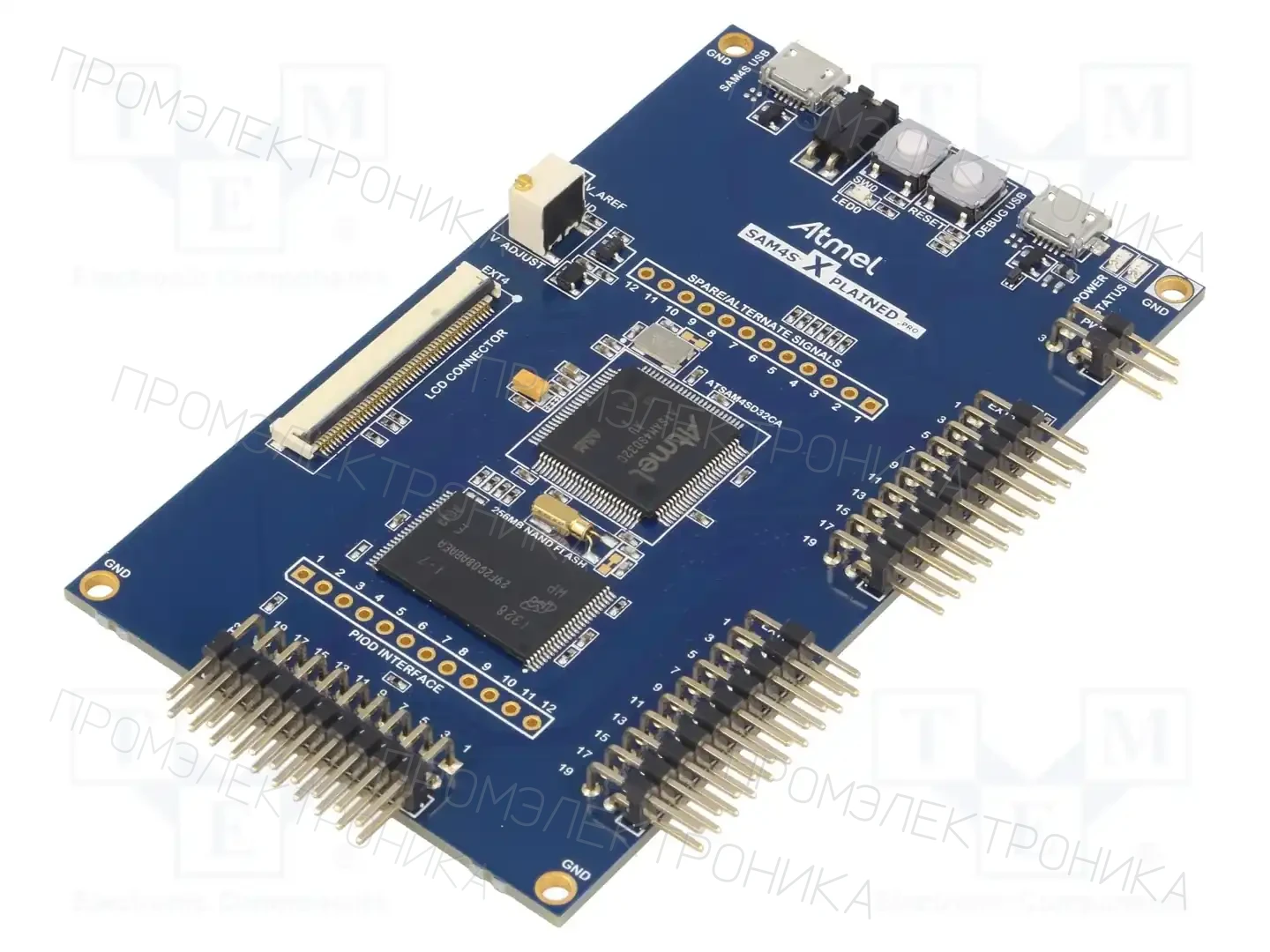 Microchip Technology ATSAM4S-XPRO — Наборы пусковые для систем Microchip