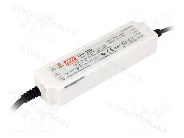 MEAN WELL LPF-60D-48 — Блоки питания для LED