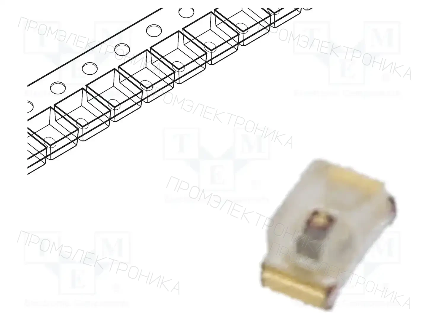 LUMEX SML-LX0402SYC-TR — Светодиоды SMD цветные