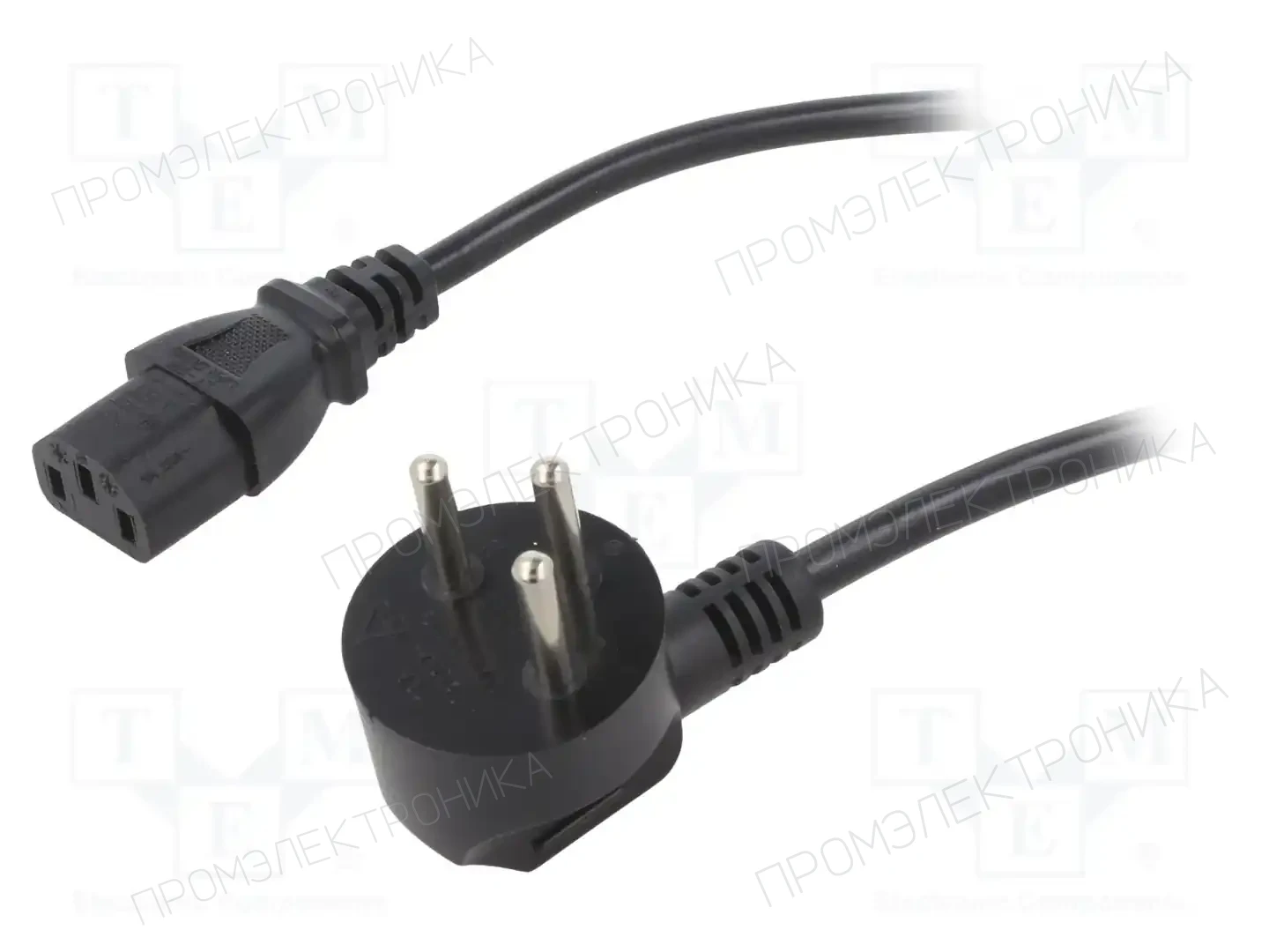 LIAN DUNG LT-605+501 H05VV-F 3X0.75 BLK 1.8M — Кабели питания компьютерные и универс