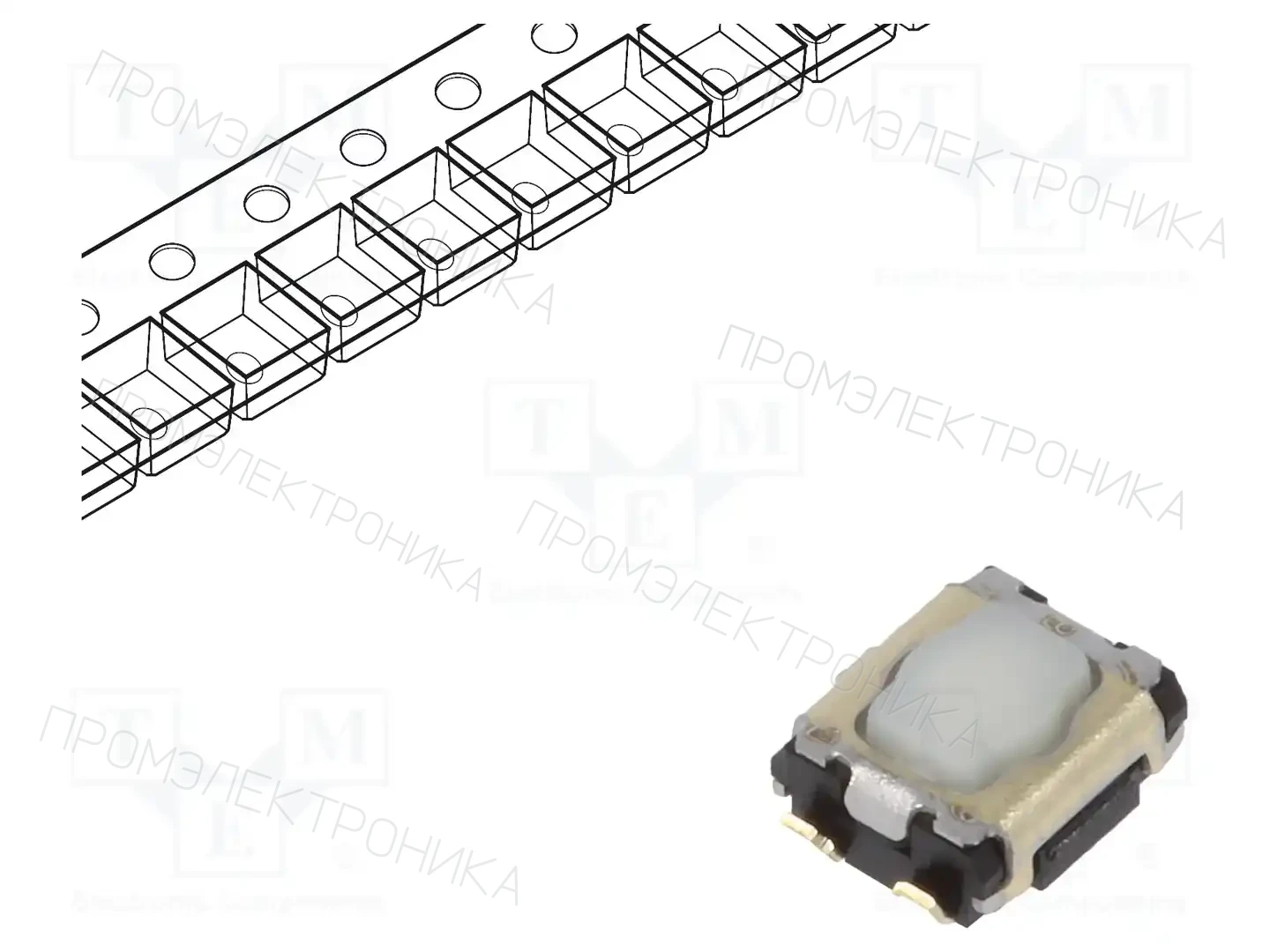 PANASONIC EVPAAQ02W — Микропереключатели TACT