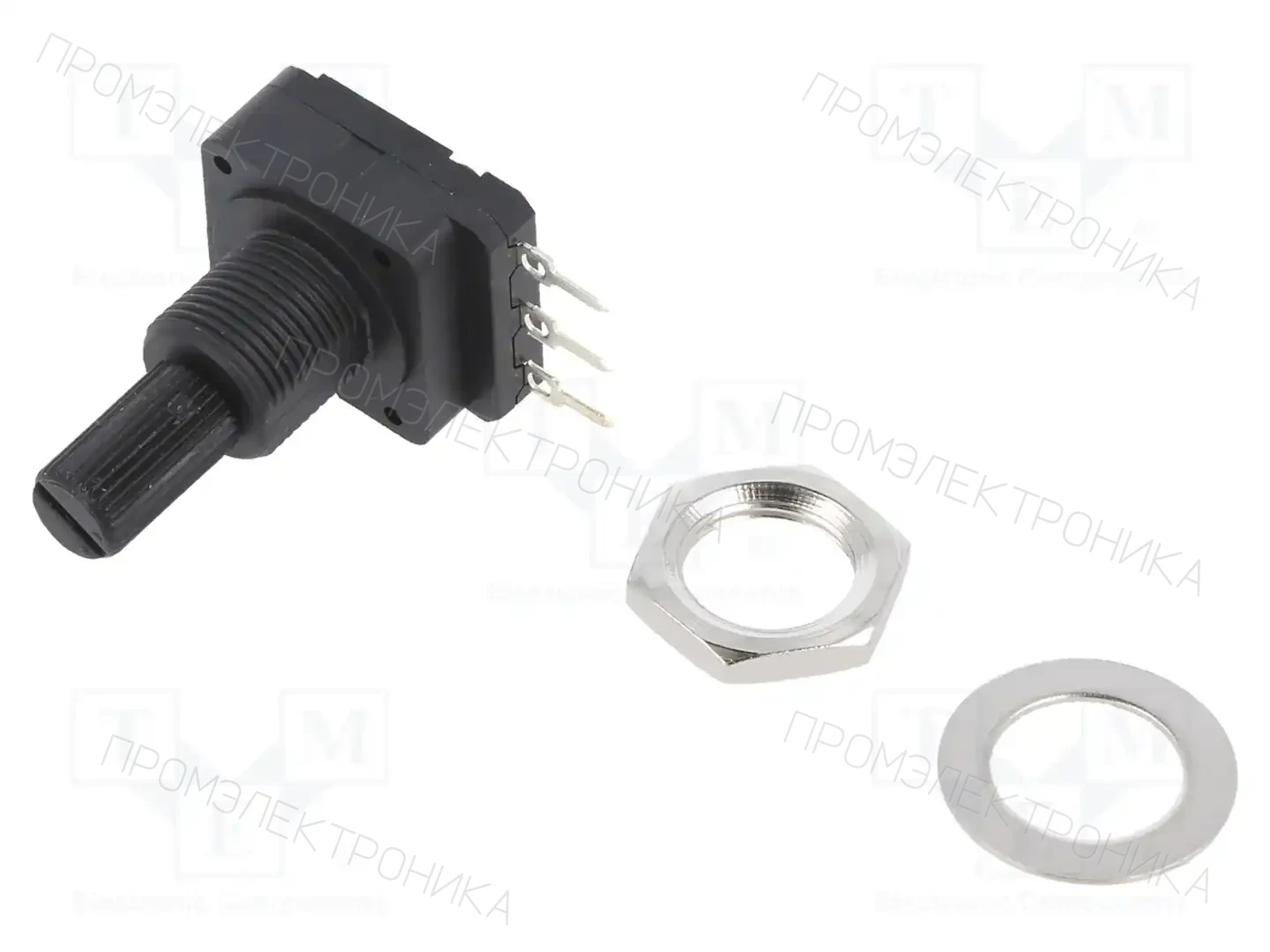 PIHER PC16SH10IP11502A2020TA — Потенциометры однооборотные угольные