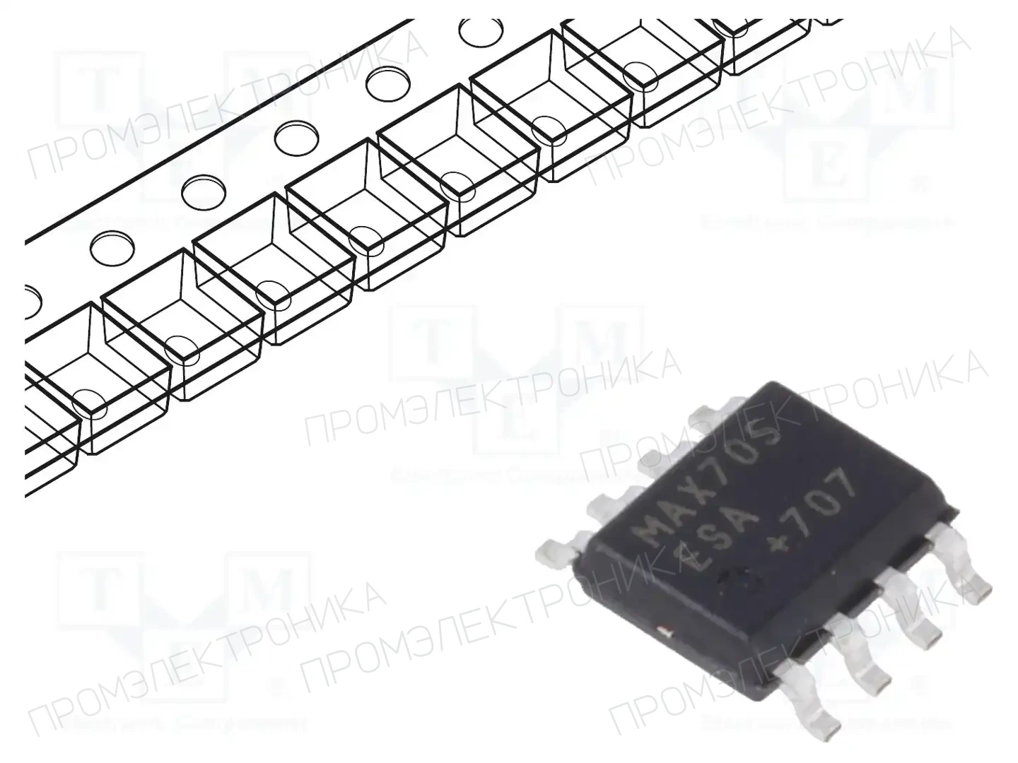 Analog Devices (MAXIM INTEGRATED) MAX705ESA+ — Микросхемы watchdog и reset