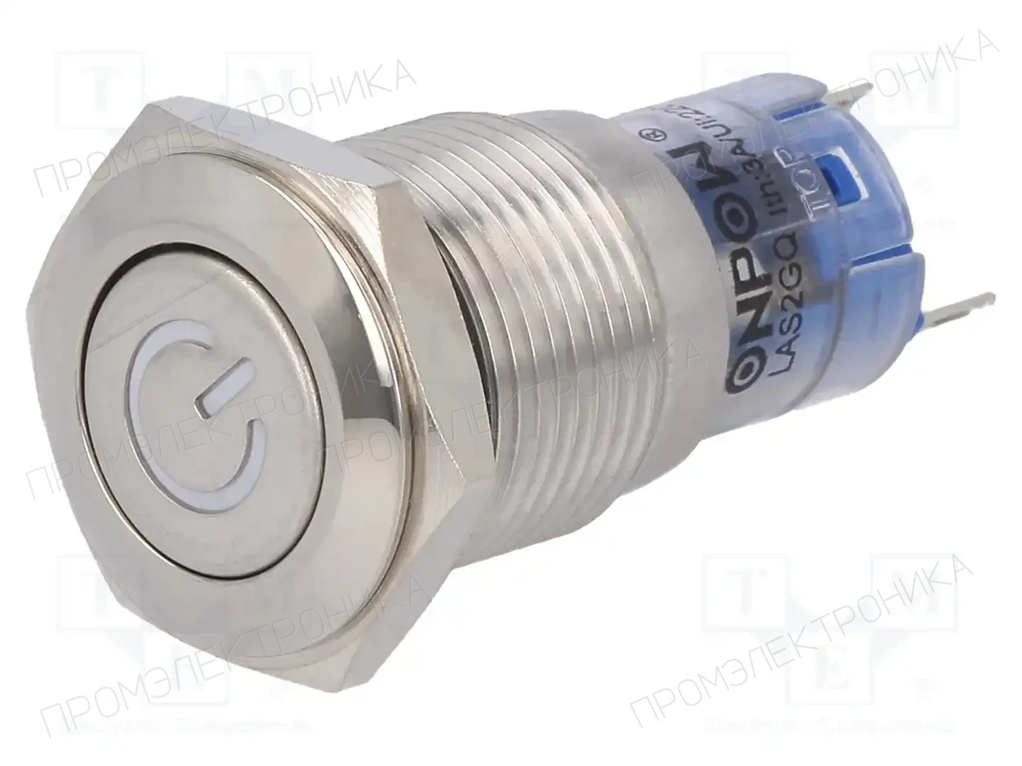 ONPOW LAS2GQF-11DT/B/12V/S — Переключатели кнопочные