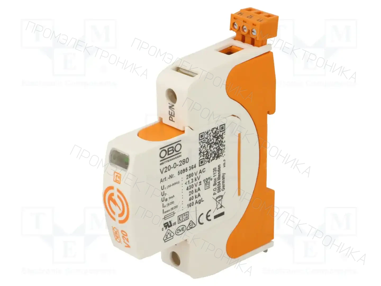 OBO BETTERMANN V20-1+FS-280 — Ограничители перенапряжения