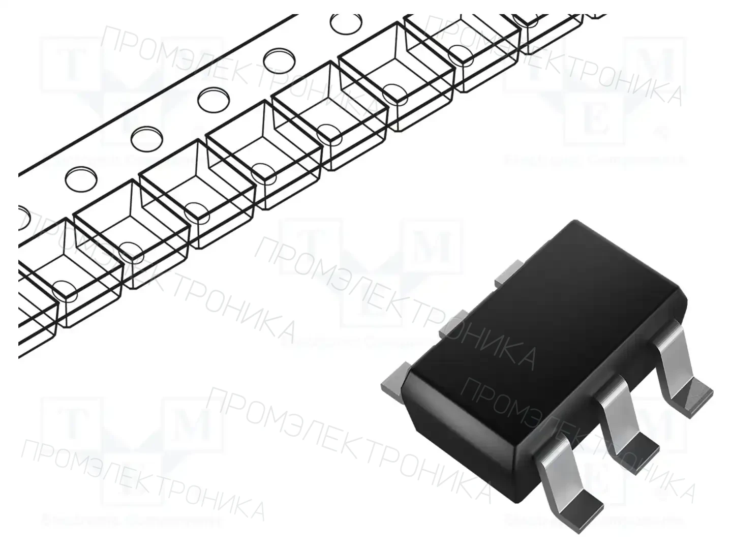 onsemi NUP2114UCMR6T1G — Диоды защитные - сборки