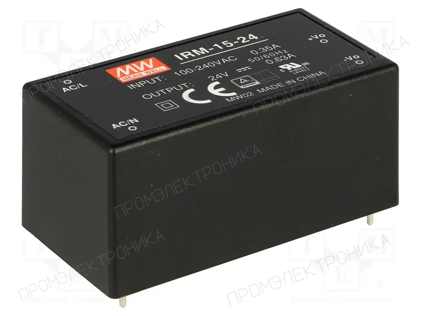 MEAN WELL IRM-15-24 — Преобразователи AC/DC для PCB