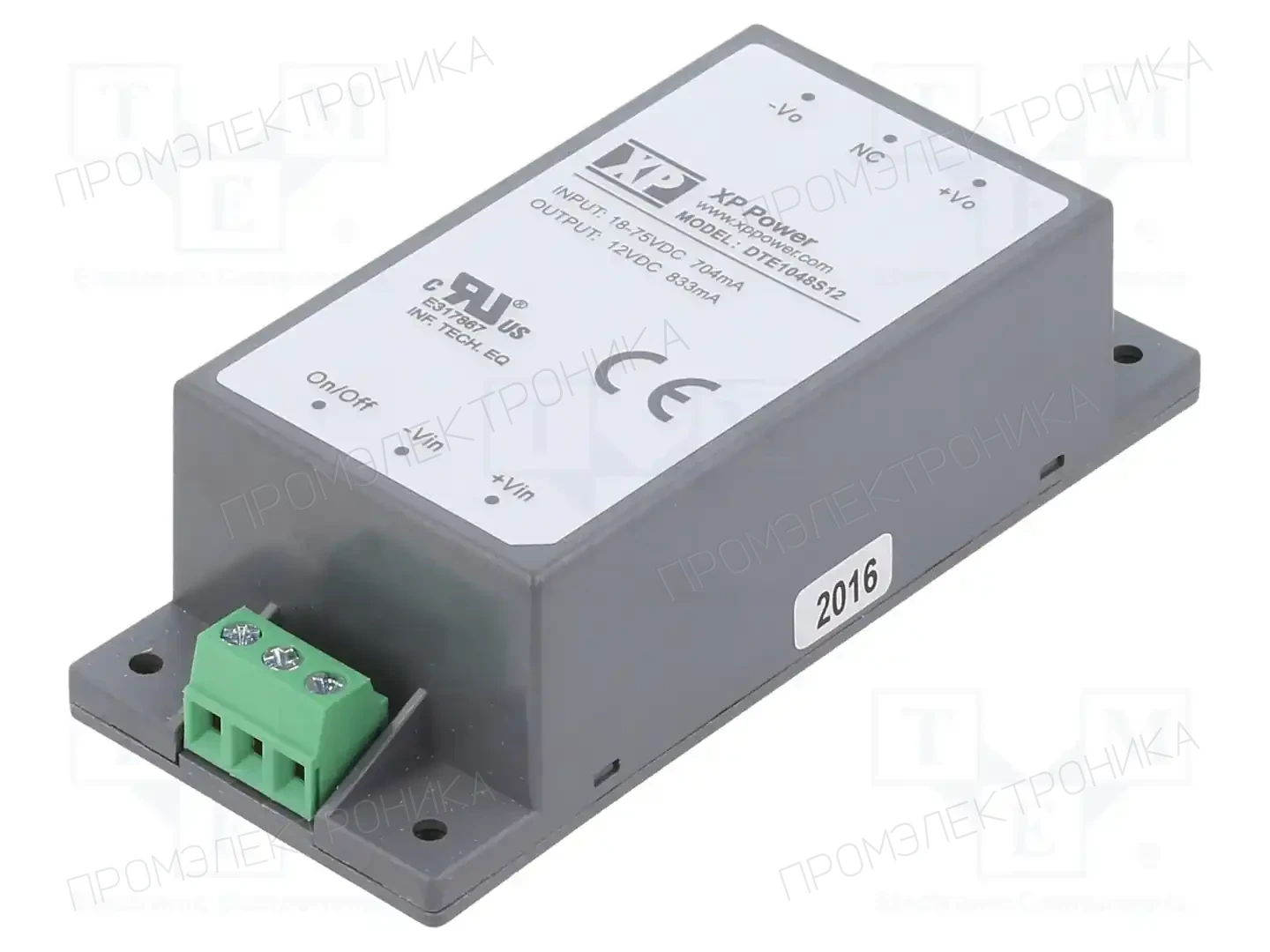 XP POWER DTE1048S12 — Преобразователи DC/DC