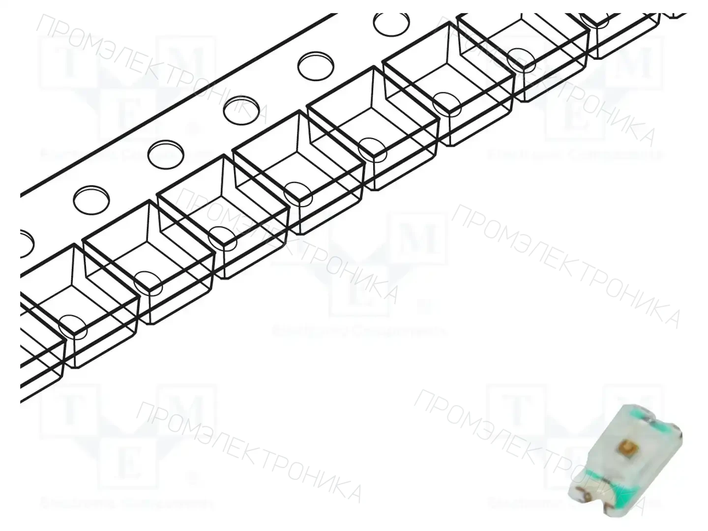 OPTOSUPPLY OSR70603C1E — Светодиоды SMD цветные