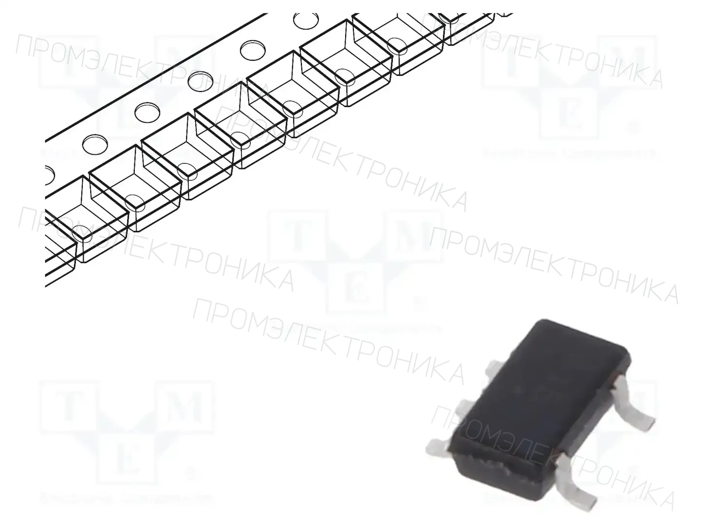 onsemi MC74VHC1G00DTT1G — Ворота, инверторы