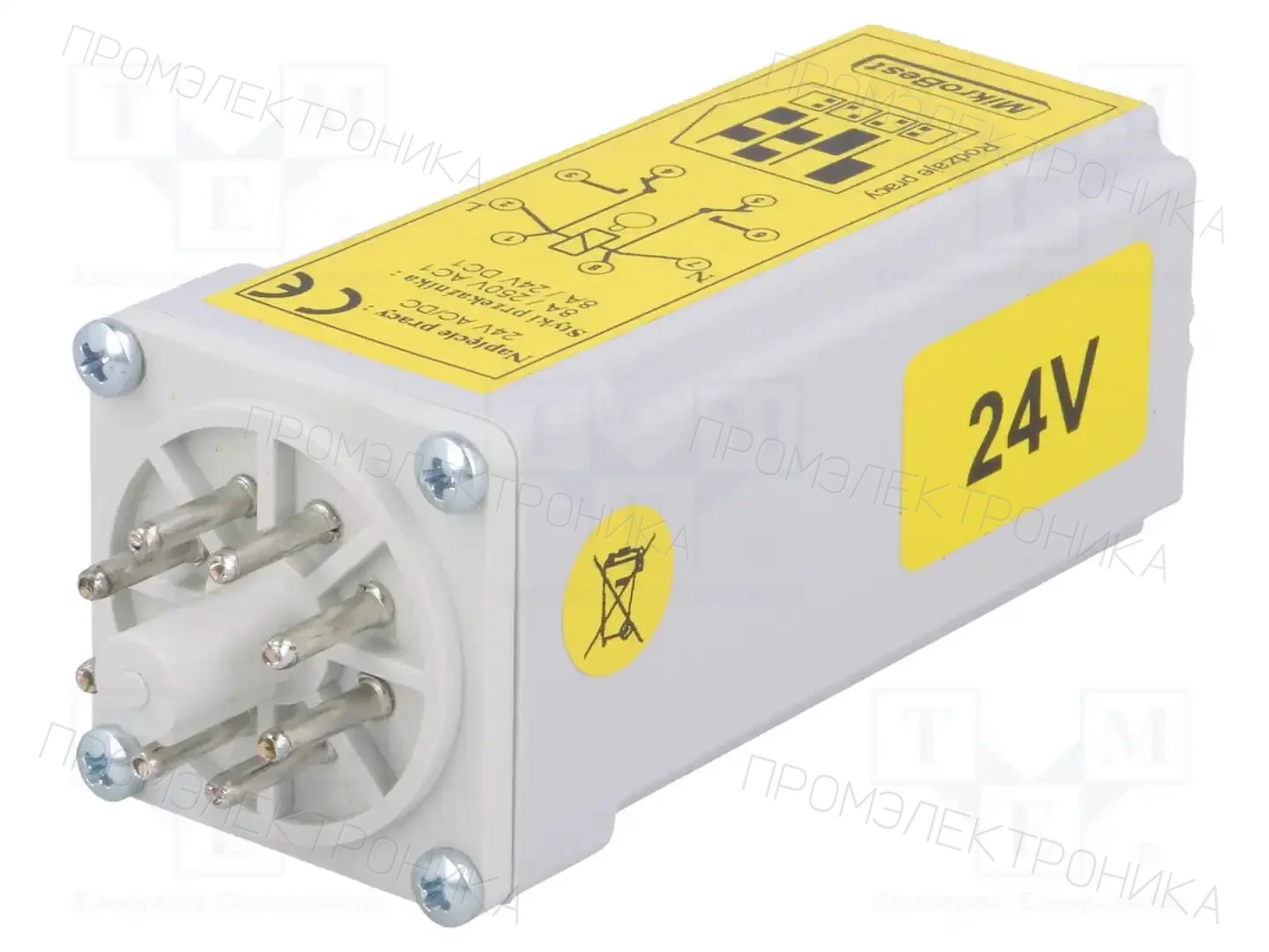 MIKROBEST TRAM-24VAC/DC-8PIN — Временные аналоговые реле