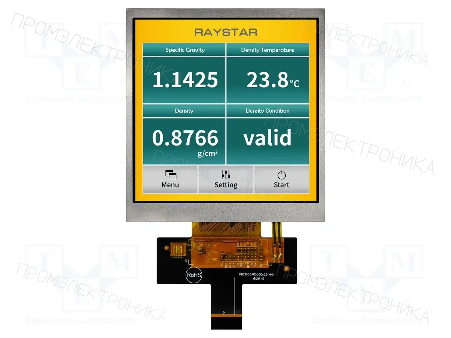RAYSTAR OPTRONICS RFA6400E-AWH-MNN — Дисплеи TFT