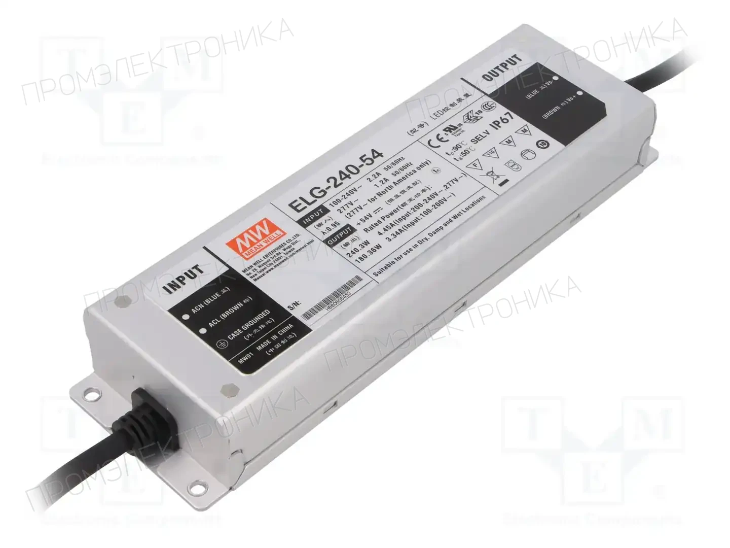 MEAN WELL ELG-240-54 — Блоки питания для LED