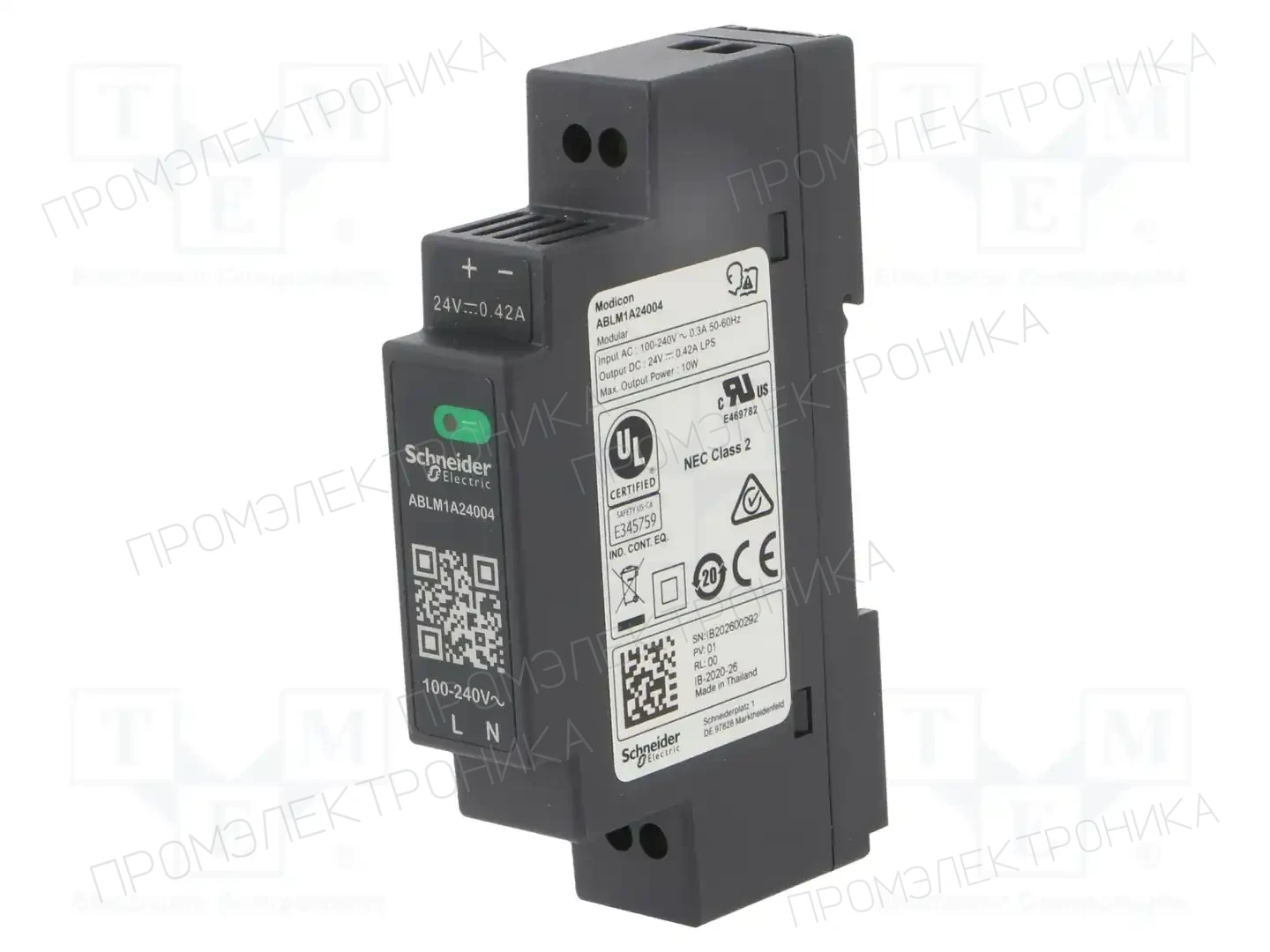 SCHNEIDER ELECTRIC ABLM1A24004 — Блоки питания на DIN-рейку