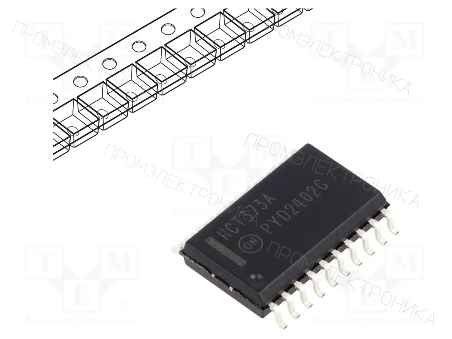 onsemi MC74HCT373ADWG — Защелки