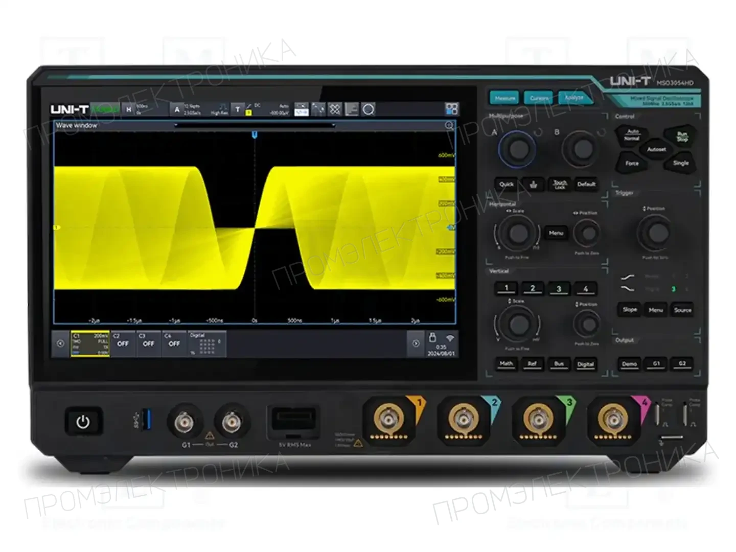 UNI-T MSO3000HD-BW2MT5M — Осциллоскопы цифровые