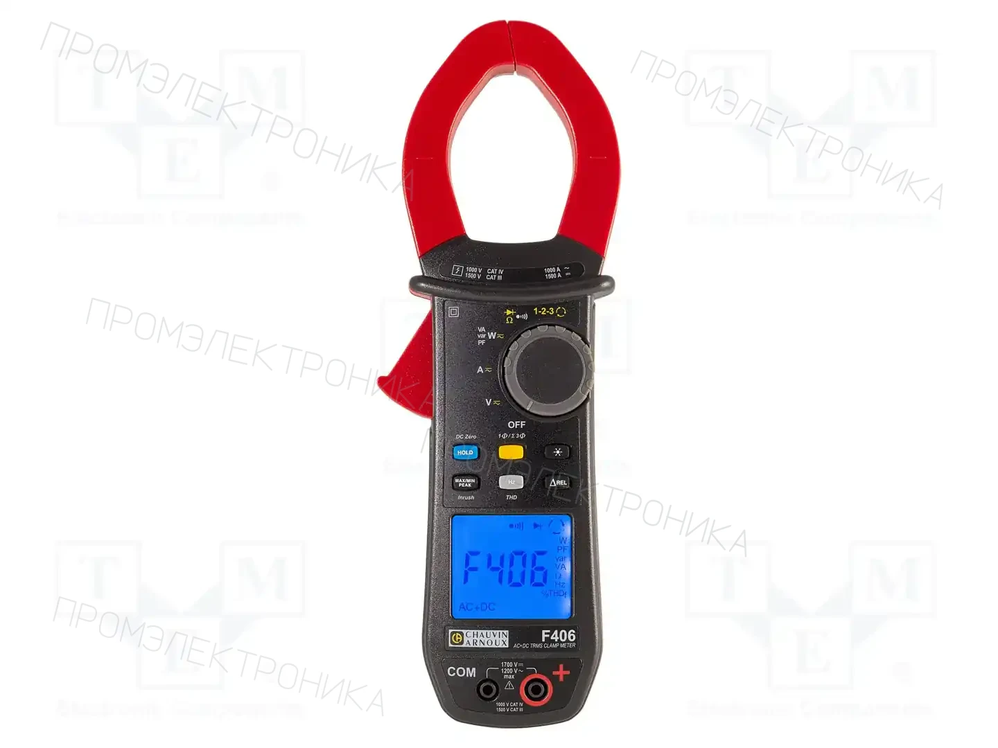 CHAUVIN ARNOUX F406 — Измерители и клещевые насадки AC/DC