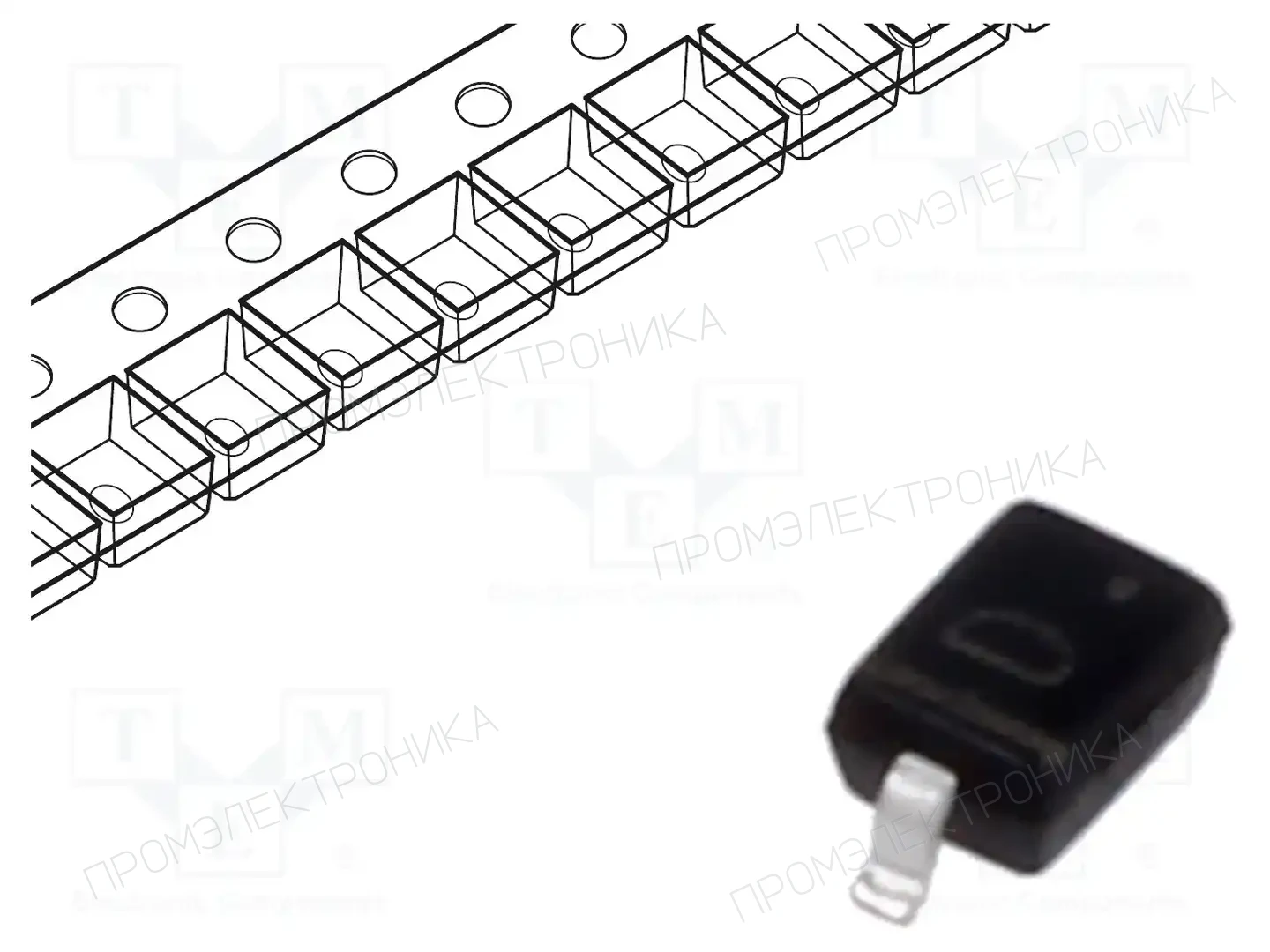 MICRO COMMERCIAL COMPONENTS RB551V-30-TP — Диоды Шотки SMD