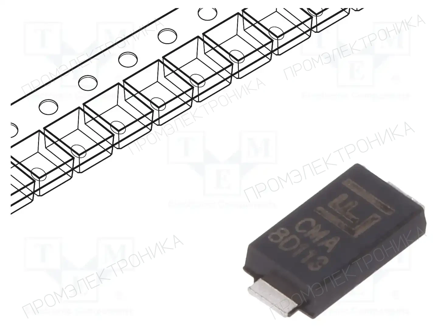 LITTELFUSE TPSMA6L33A — Диоды TVS SMD однонаправленные