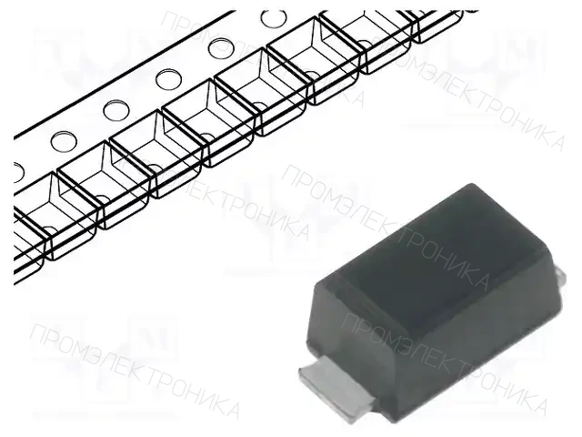PanJit Semiconductor SS12L_R2_00001 — Диоды Шотки SMD