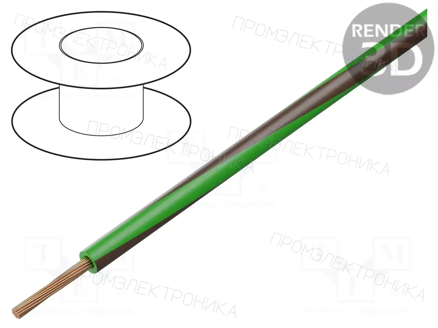 BQ CABLE LGY2.5-GR/BR — Провода одножильные - тросик