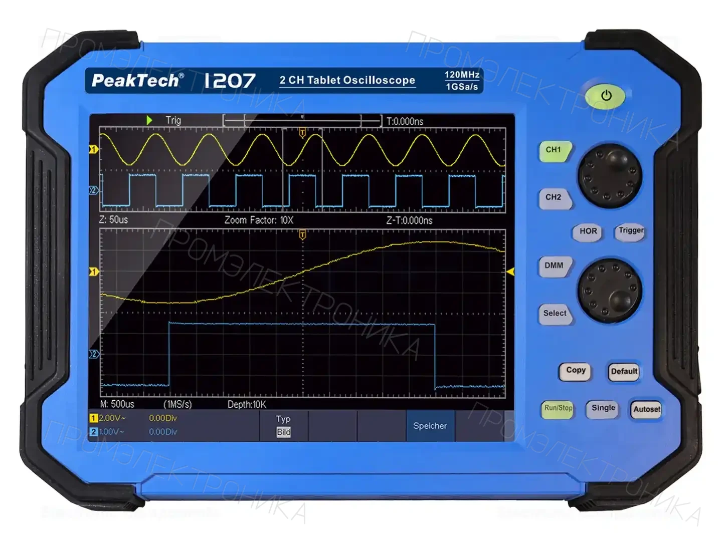 PEAKTECH P 1207 — Осциллоскопы переносные, скопометры