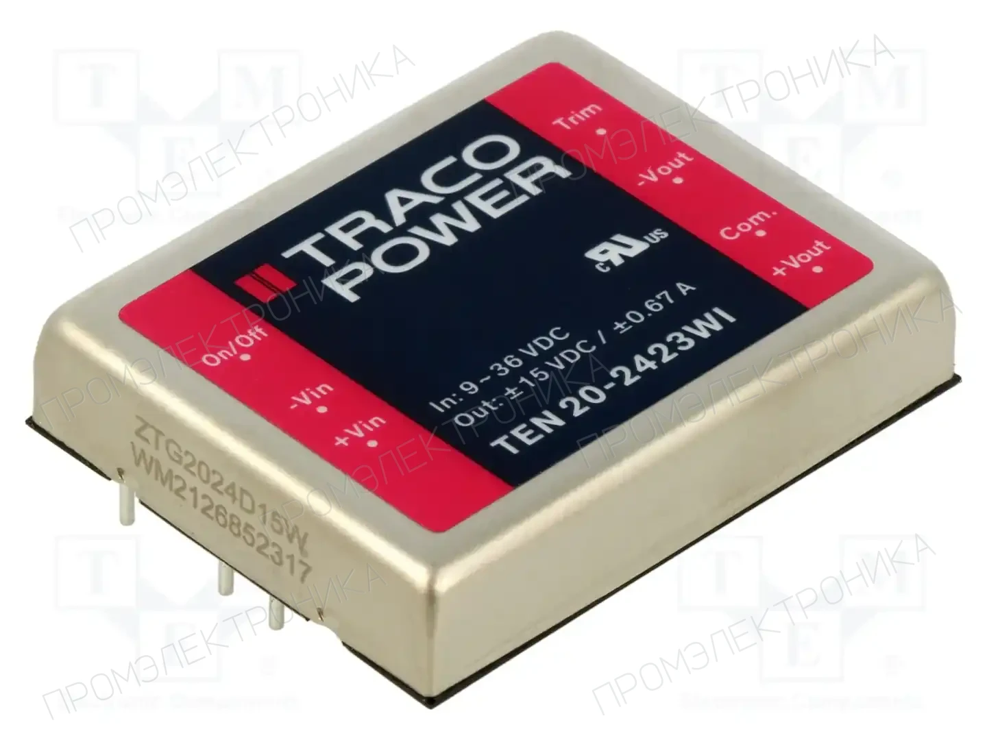 TRACO POWER TEN 20-2423WI — Преобразователи DC/DC