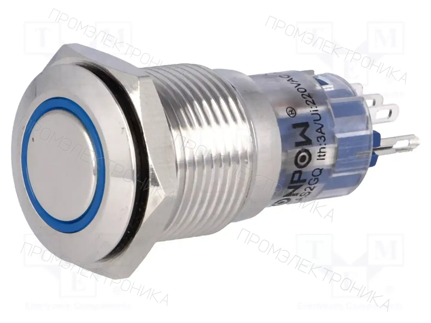 ONPOW LAS2-GQF-11ZE/B12V/S-FP — Переключатели кнопочные