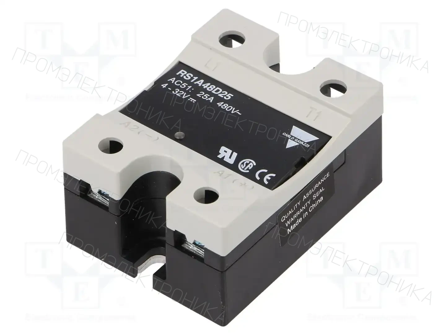 CARLO GAVAZZI RS1A48D25 — Реле SSR однофазные