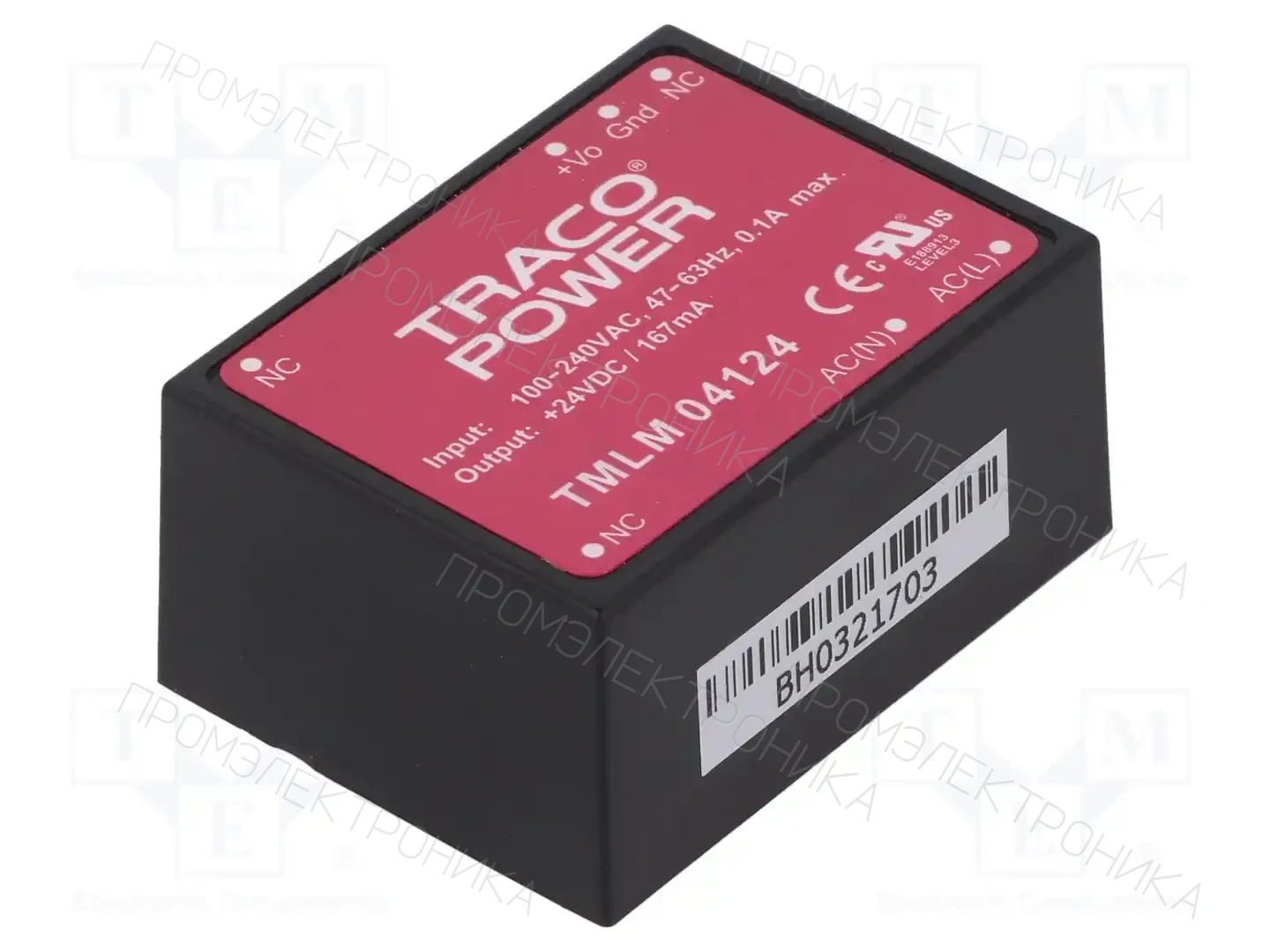 TRACO POWER TMLM 04124 — Преобразователи AC/DC для PCB