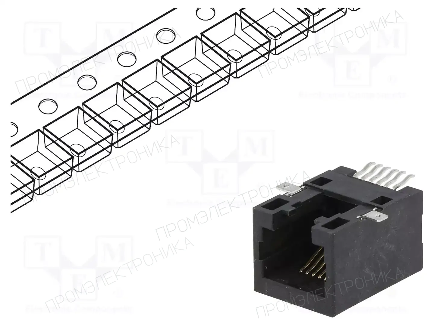 ENCITECH RJJU-66-141-E3H-008 — Разъeмы RJ