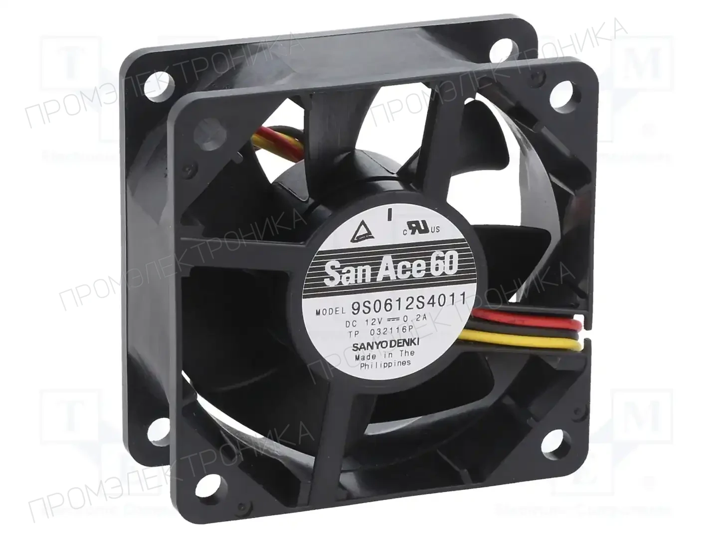 SANYO DENKI 9S0612S4011 — Вентиляторы DC 12V