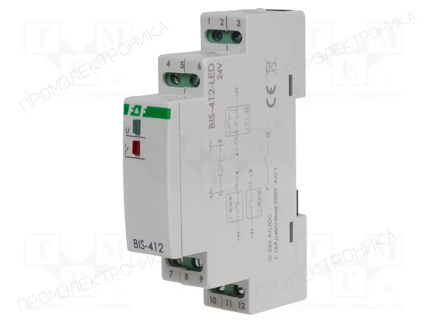 F&F BIS-412-LED-24V — Монтажные реле