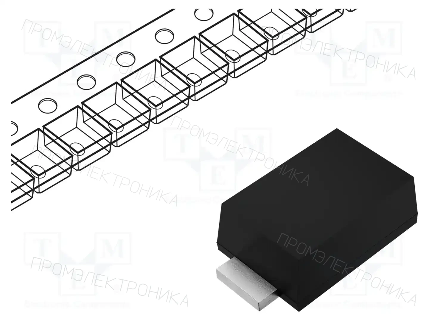 onsemi MBR2H100SFT3G — Диоды Шотки SMD