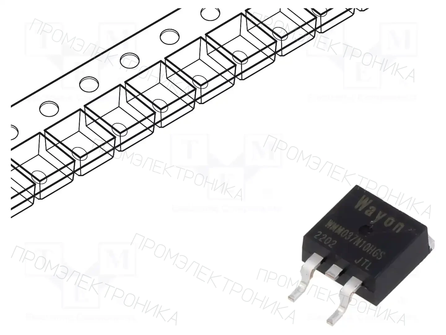 WAYON WMM037N10HGS — Транзисторы с каналом N SMD