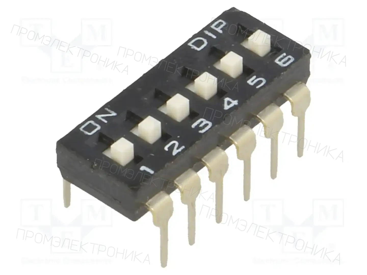 DIPTRONICS NDI-06H-V — Переключатели типа Dip-Switch