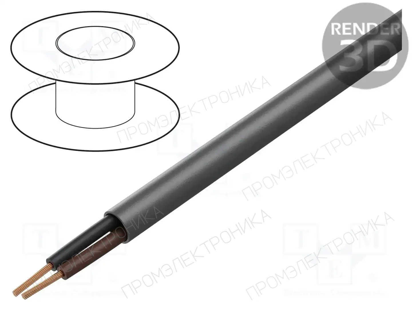 ALPHA WIRE 78002 SL001 — Провода многожильные неекранированные